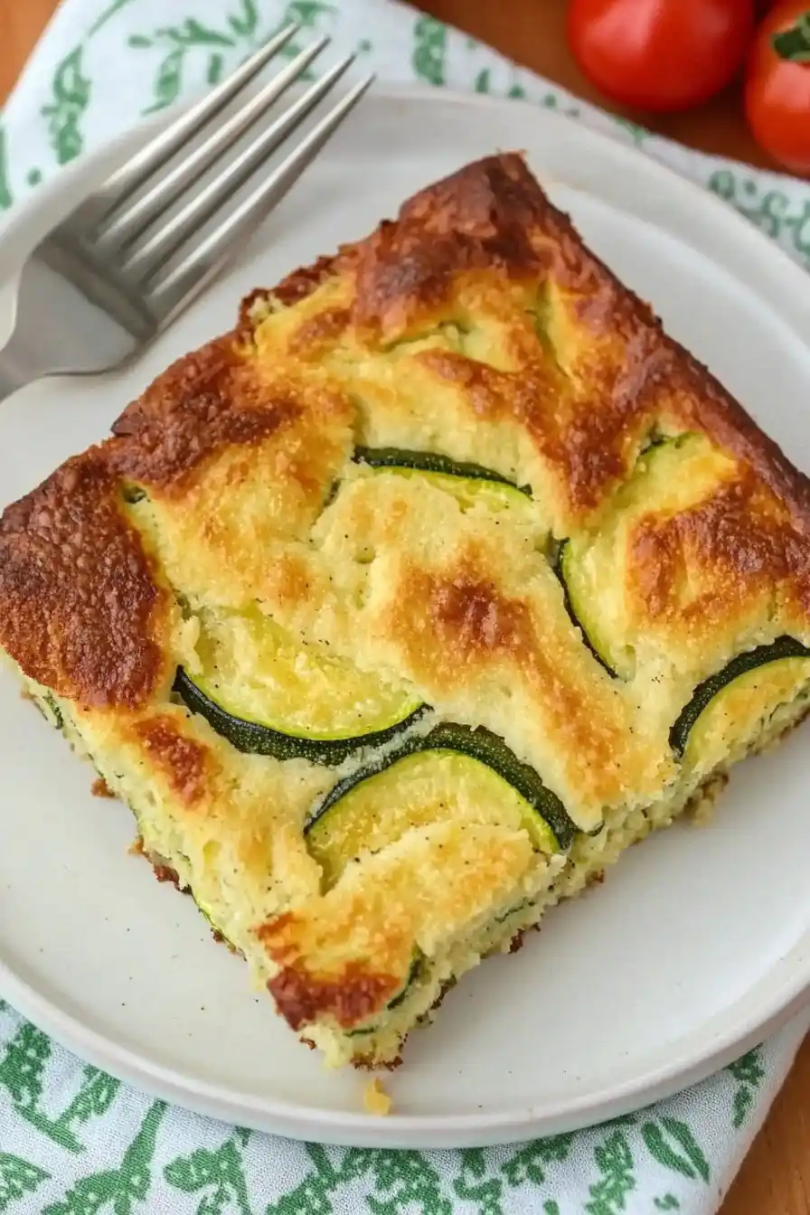 Cheesy Bisquick Zucchini Squares