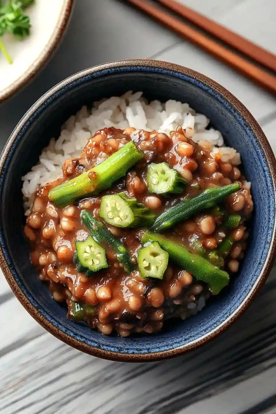 Nutrient-Packed Okra Natto