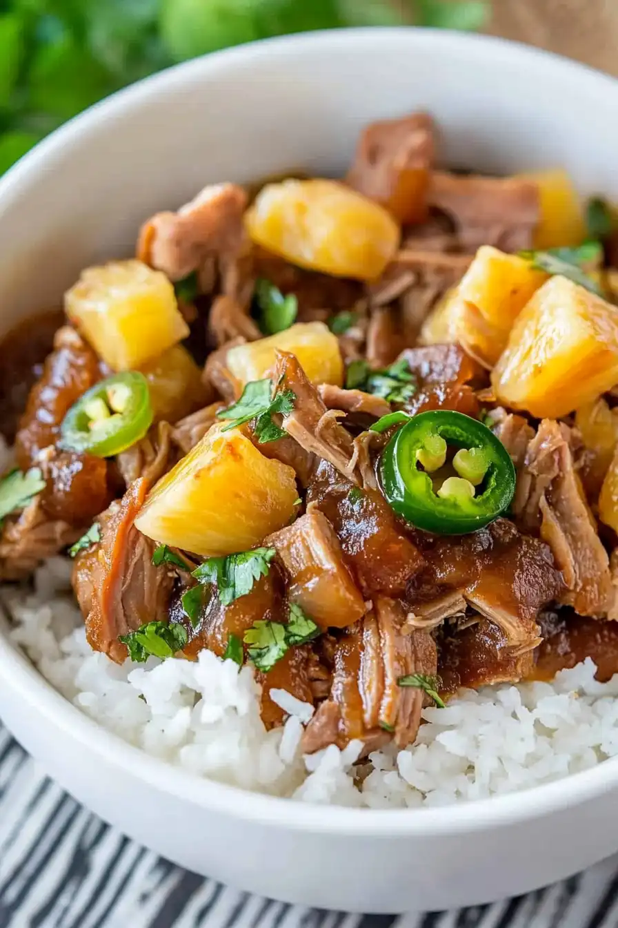 Delicious Jalapeno Pineapple Pork Shoulder