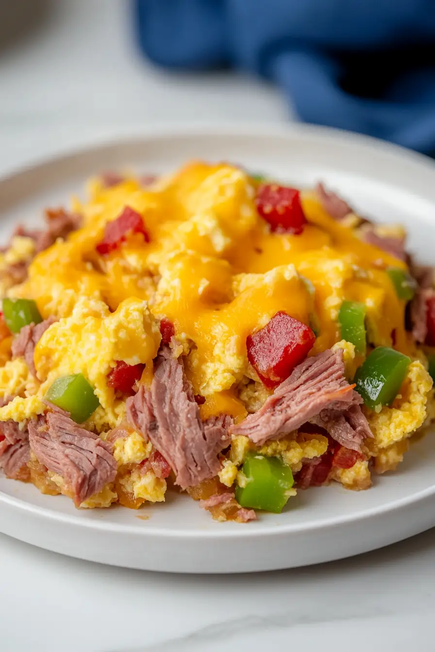 Quick Corned Beef Hash Breakfast Casserole