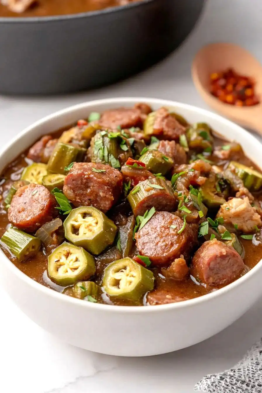 Healthy Okra Gumbo