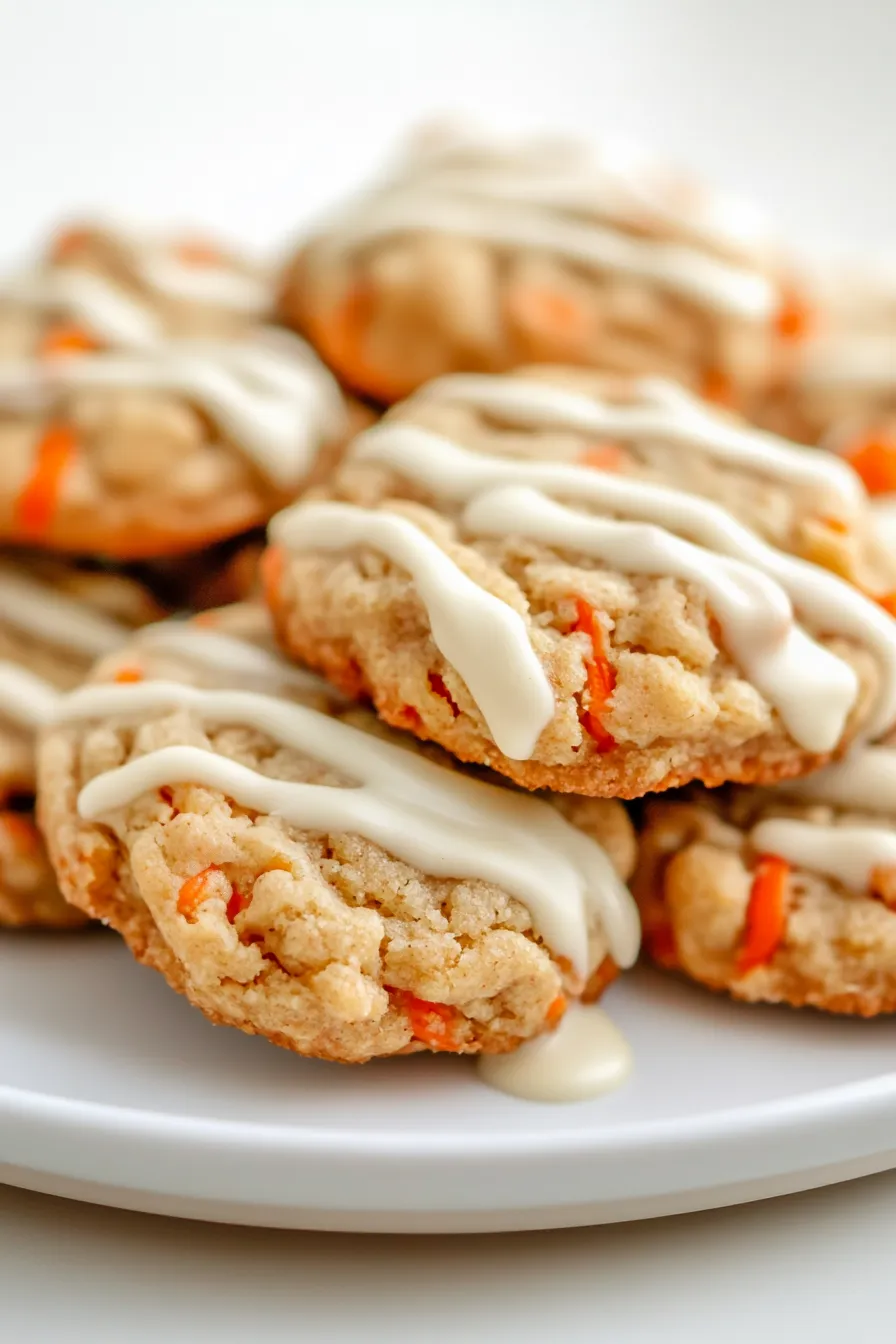 Best Keto Carrot Cake Cookies with Cream Cheese