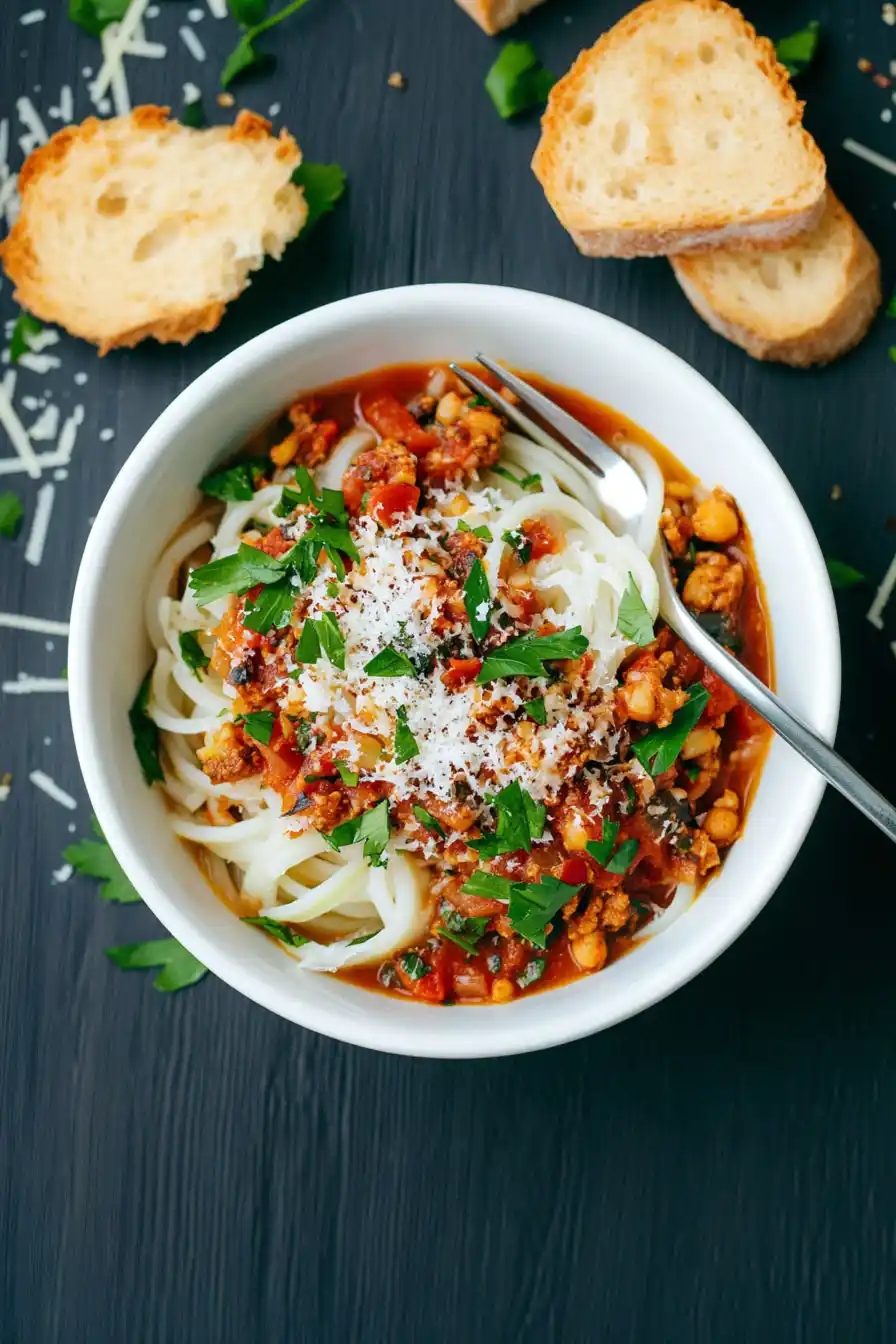 Quick Turnip Noodles Dish