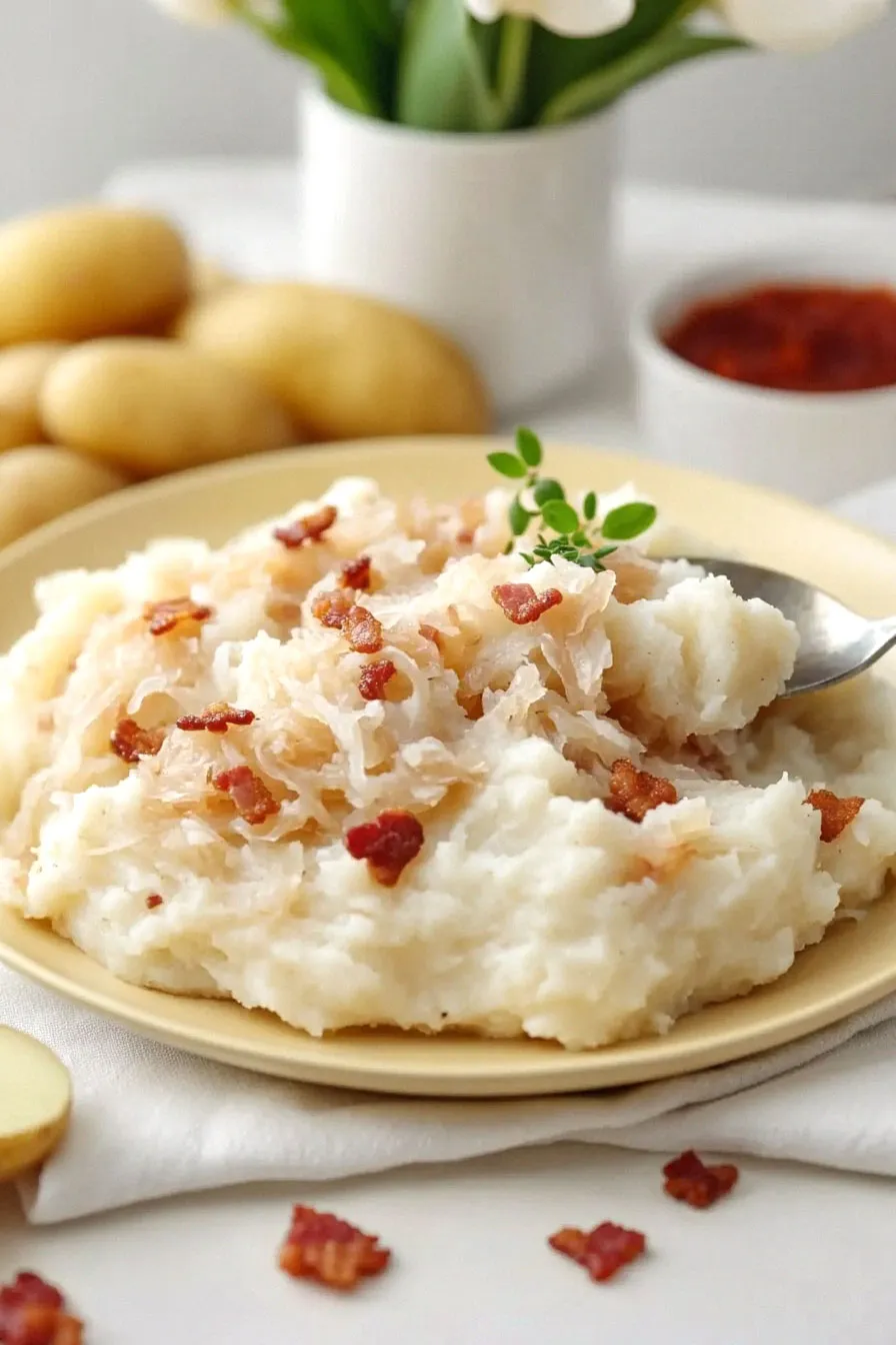 Best Sauerkraut Mashed Potatoes