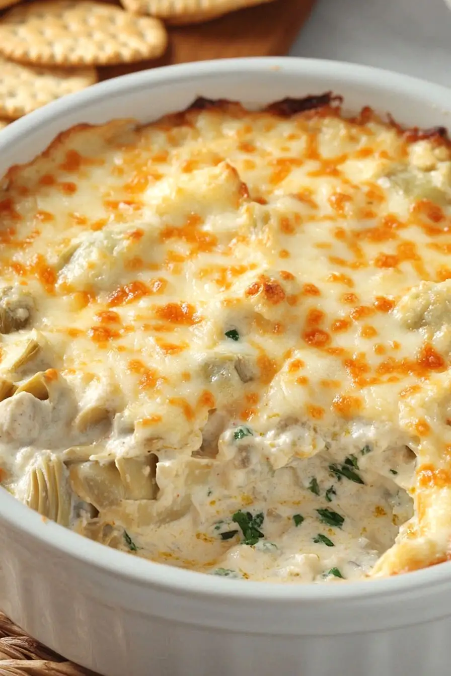 Healthy Artichoke and Asiago Dip
