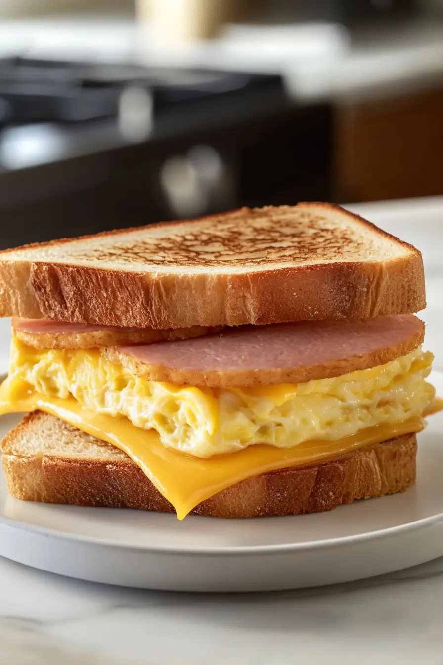 Tasty Spam Egg Sandwich