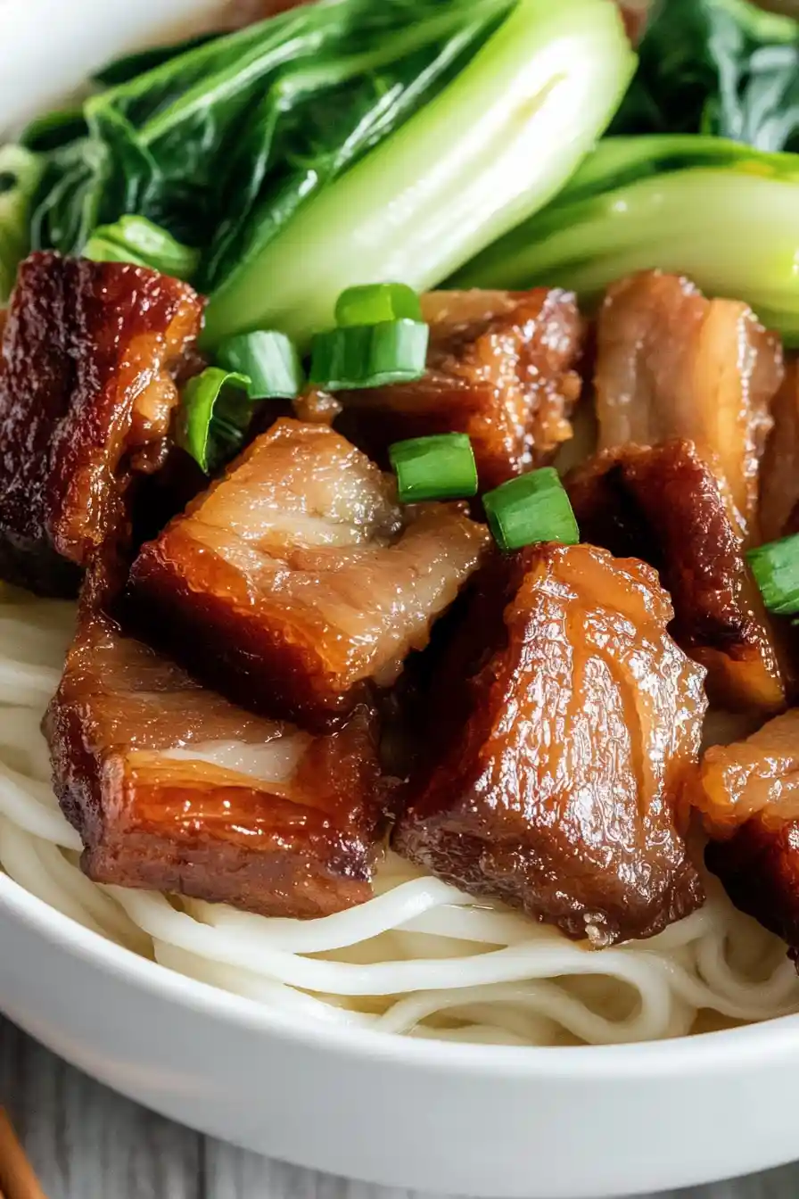 Tender Instant Pot Braised Pork Belly