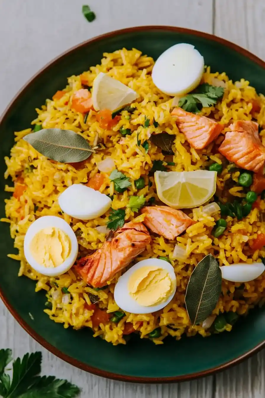 Savory Smoked Salmon Kedgeree