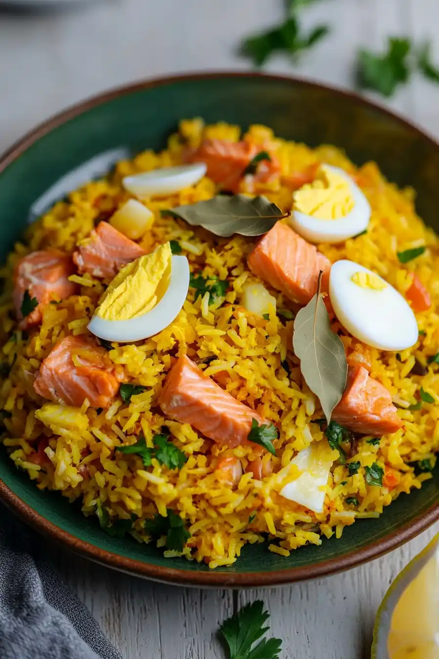 Savory Smoked Salmon Kedgeree