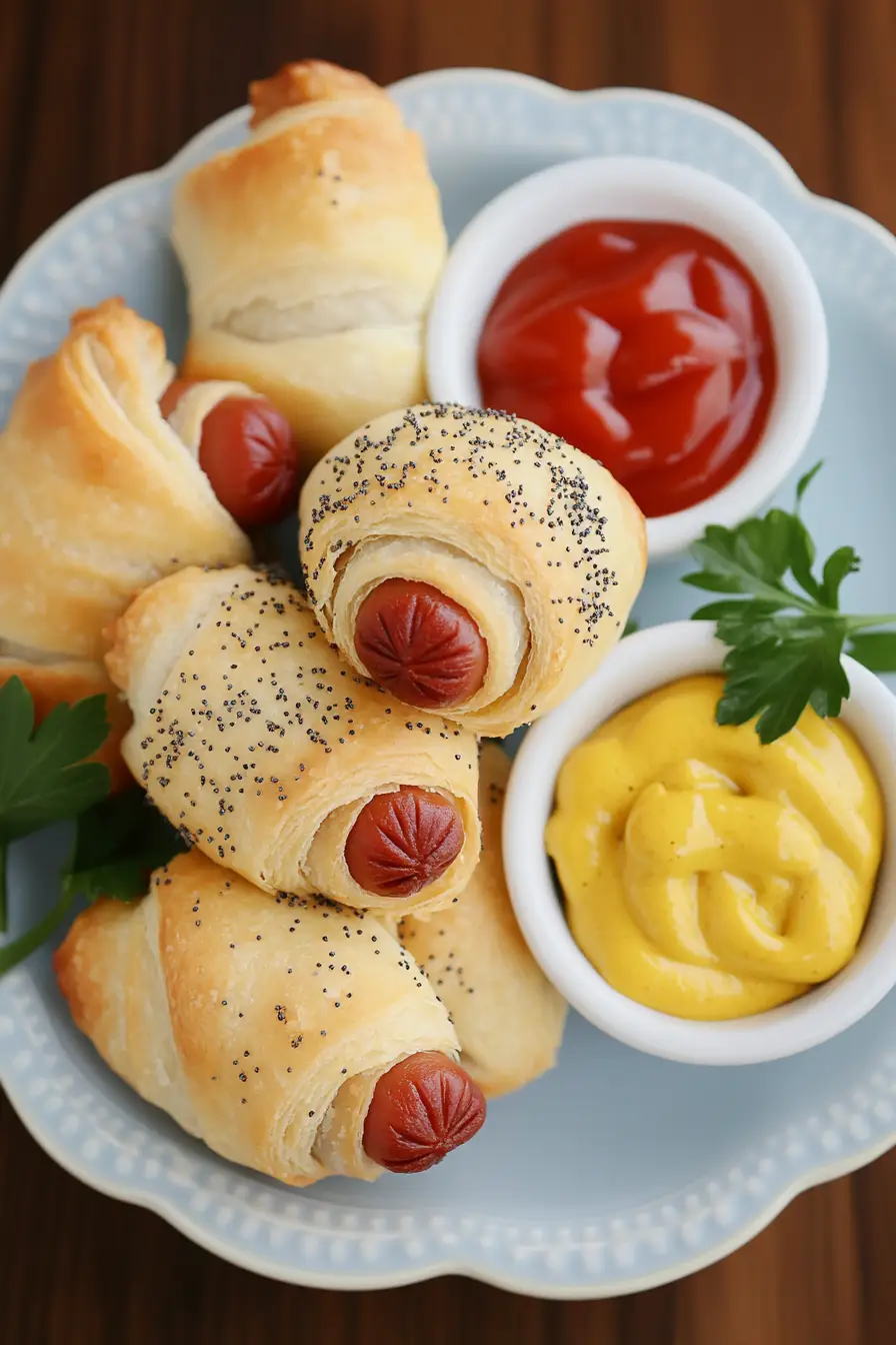 Tasty Crescent Roll Hot Dogs