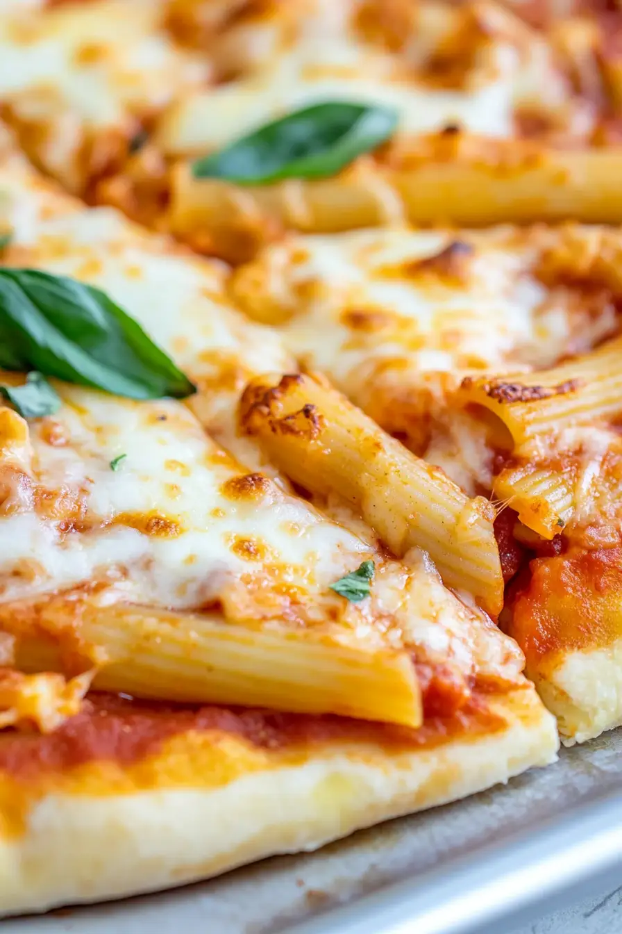 Healthy Baked Ziti Pizza