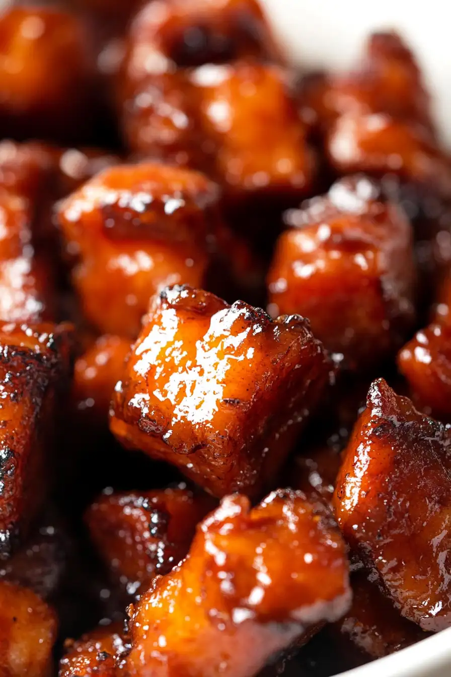 Mouthwatering Pork Belly Burnt Ends in the Oven