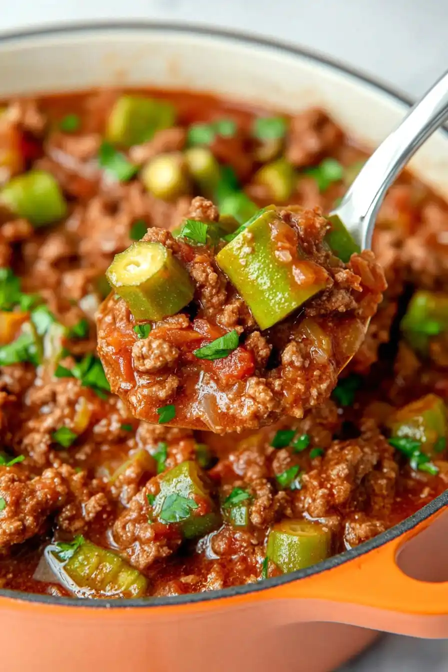 Hearty Beef and Okra Stew