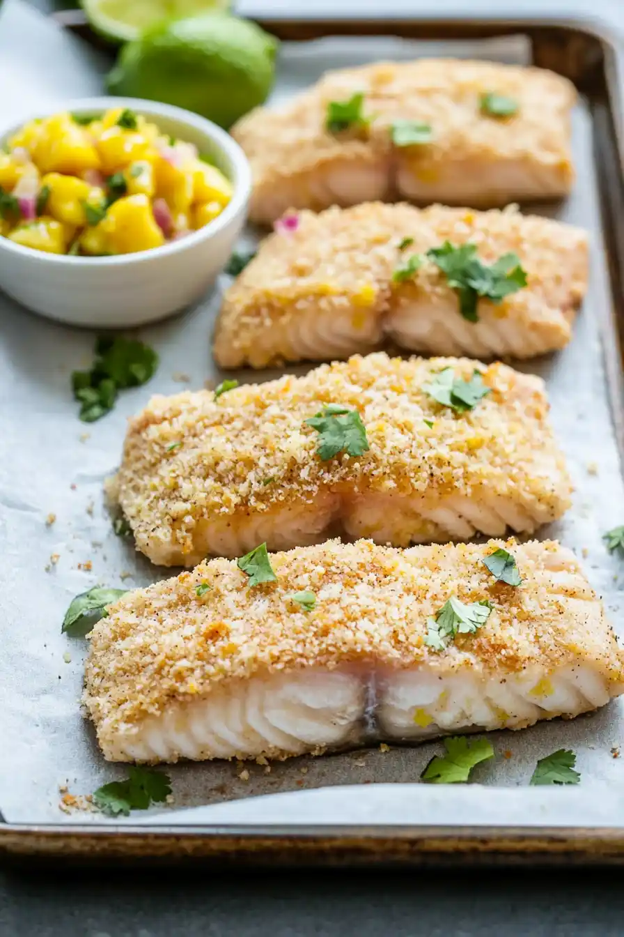 Juicy Macadamia Crusted Mahi Mahi