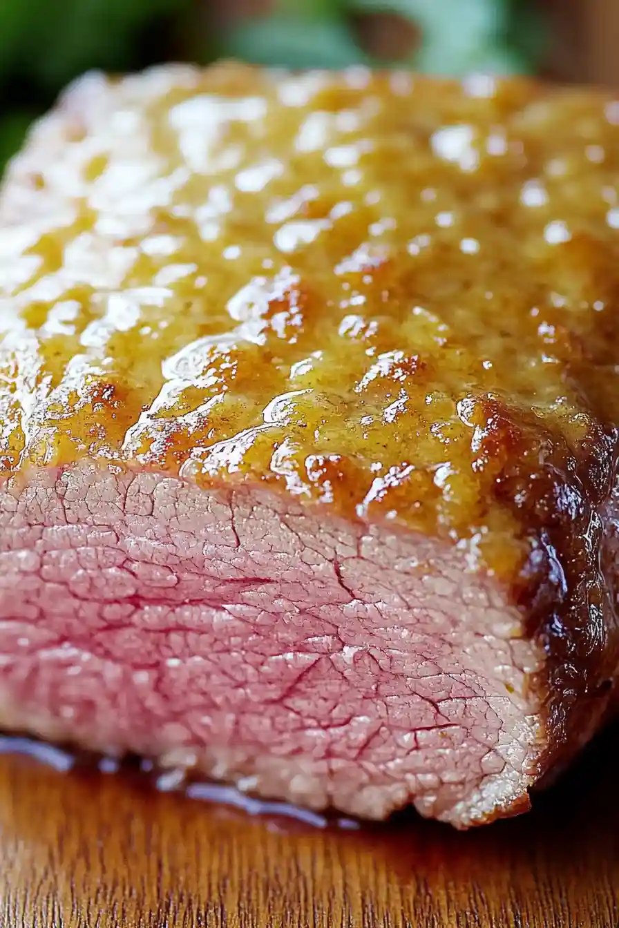 Easy Mustard Glazed Corned Beef