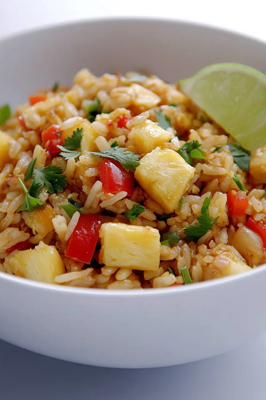 Moist Pineapple Fried Rice