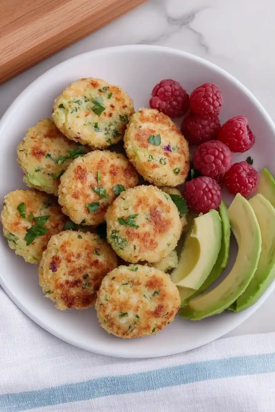 Quick Chicken and Broccoli Nuggets for Baby