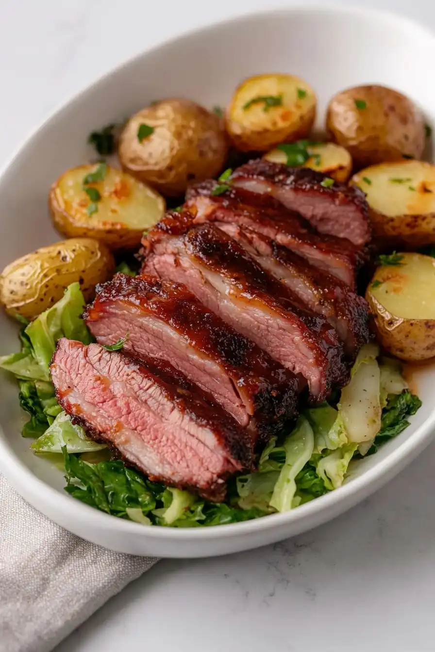 Juicy Brown Sugar Glazed Corned Beef