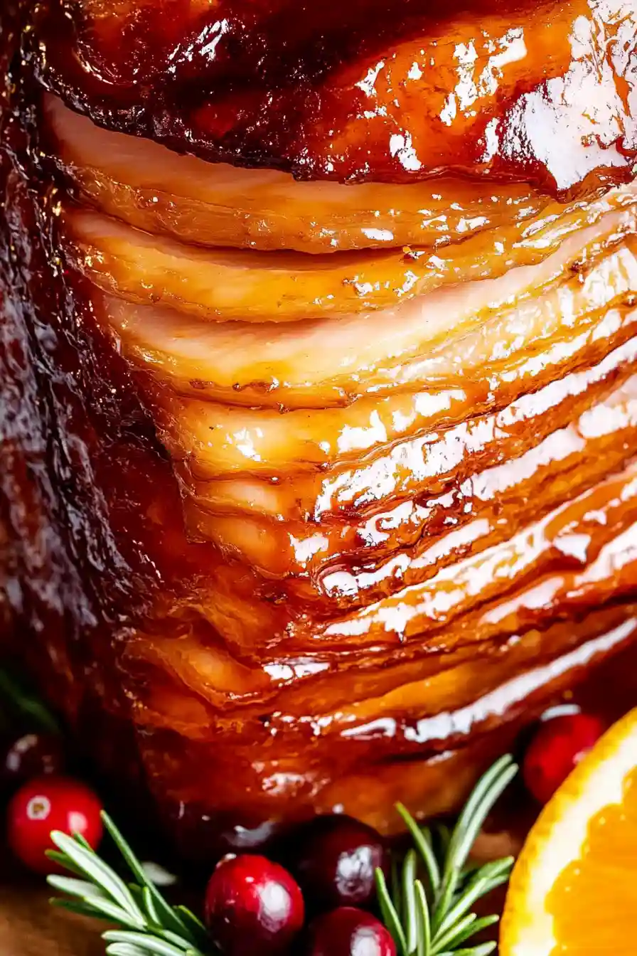 Glazed Orange Marmalade Baked Ham