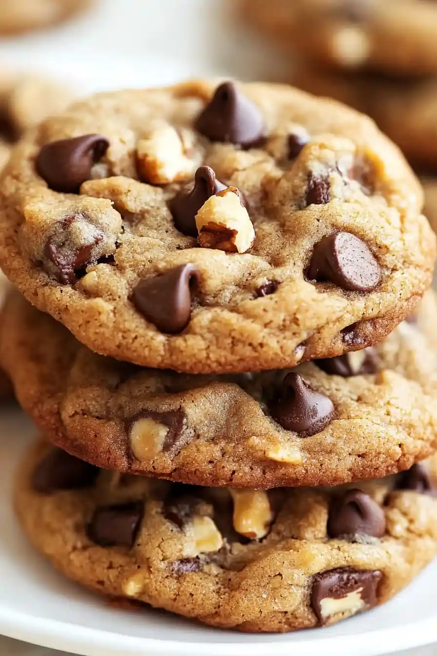 Chewy Banana Bread Chocolate Chip Cookies