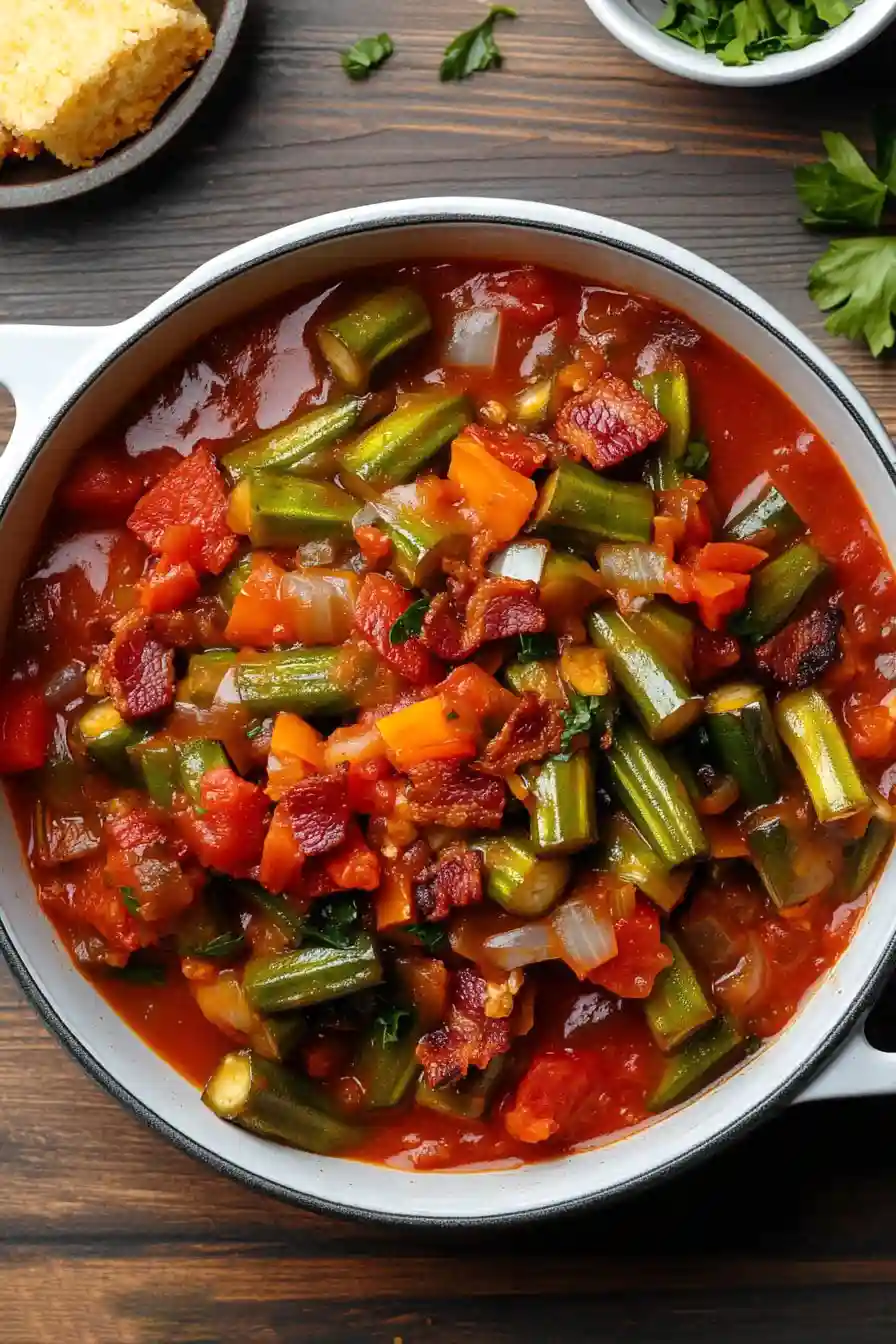 Best Southern Okra and Tomatoes Recipe