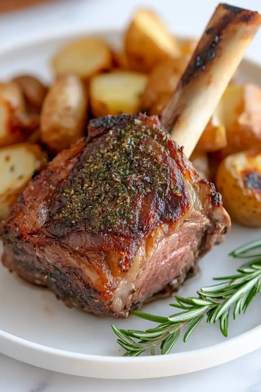 Healthy Roast Lamb Shanks