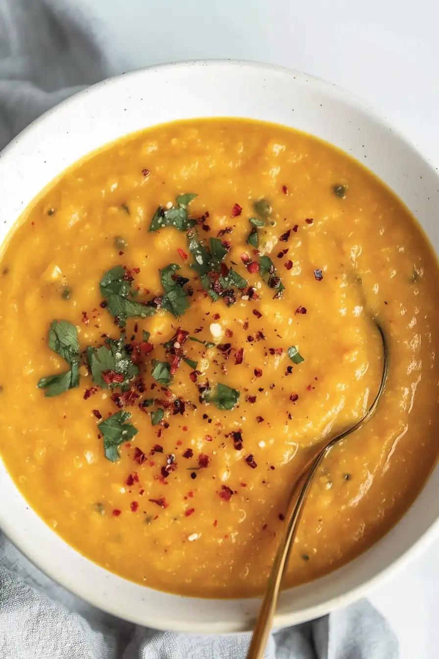 Quick Lentil and Leek Soup