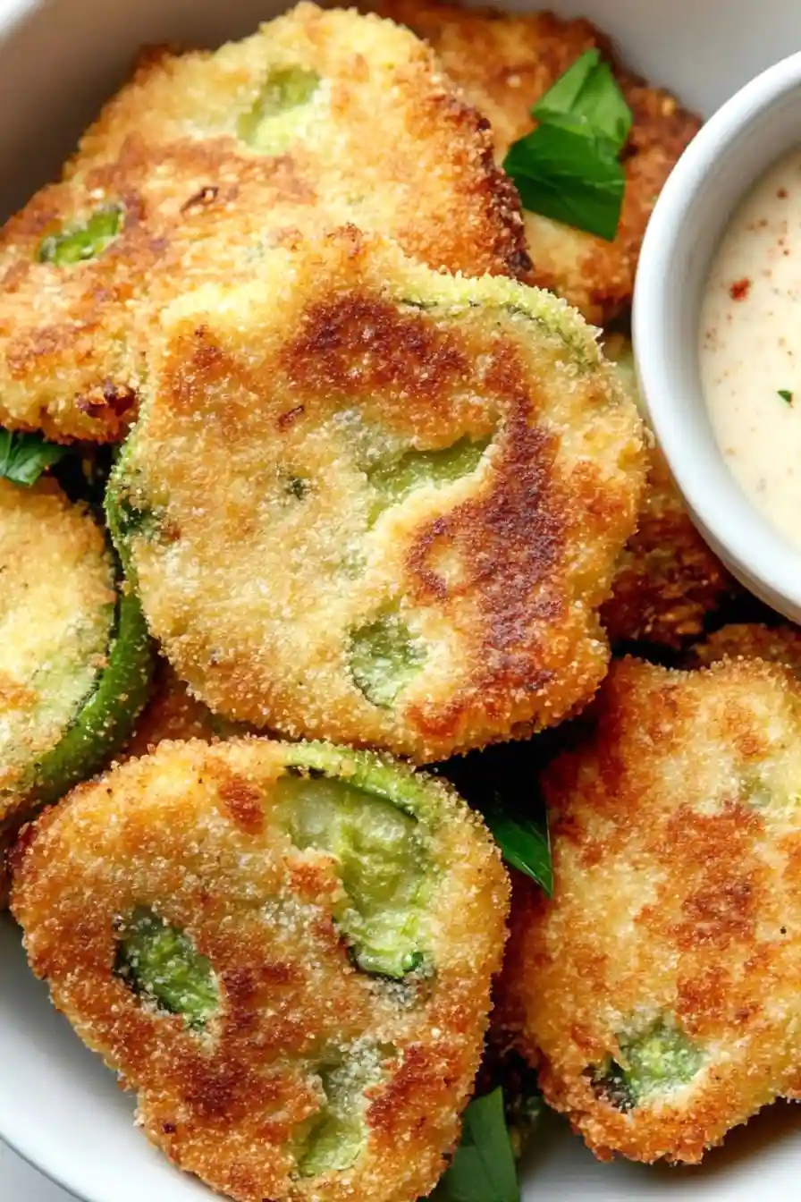 Healthy Okra Fritters