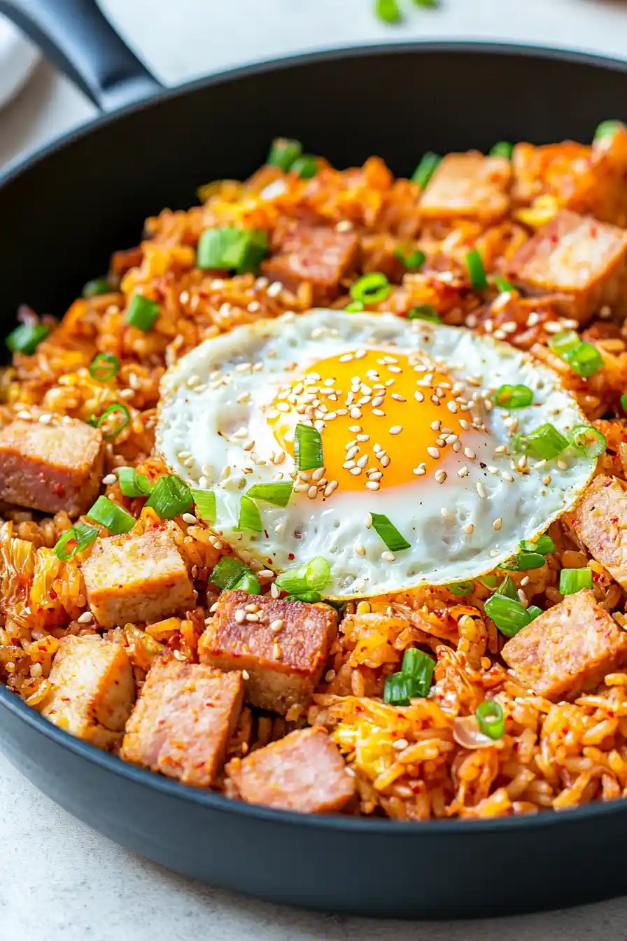 Best Kimchi Fried Rice with Spam