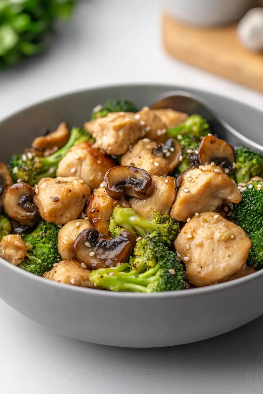 Juicy Air Fryer Chicken and Broccoli