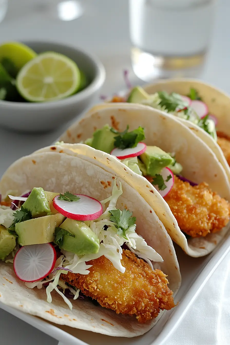 Flavored Catfish Tacos
