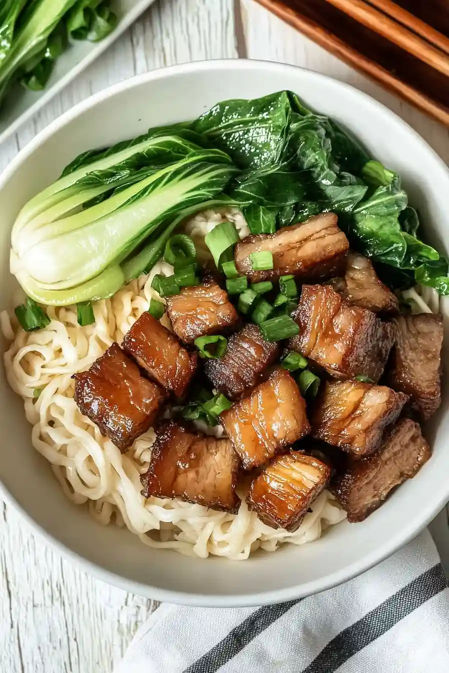 Tender Instant Pot Braised Pork Belly