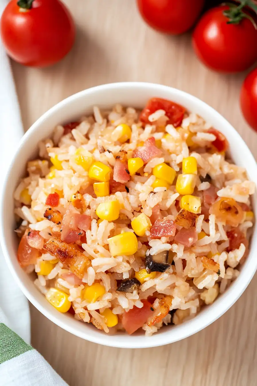 Savory Rice Cooker Tomato Rice
