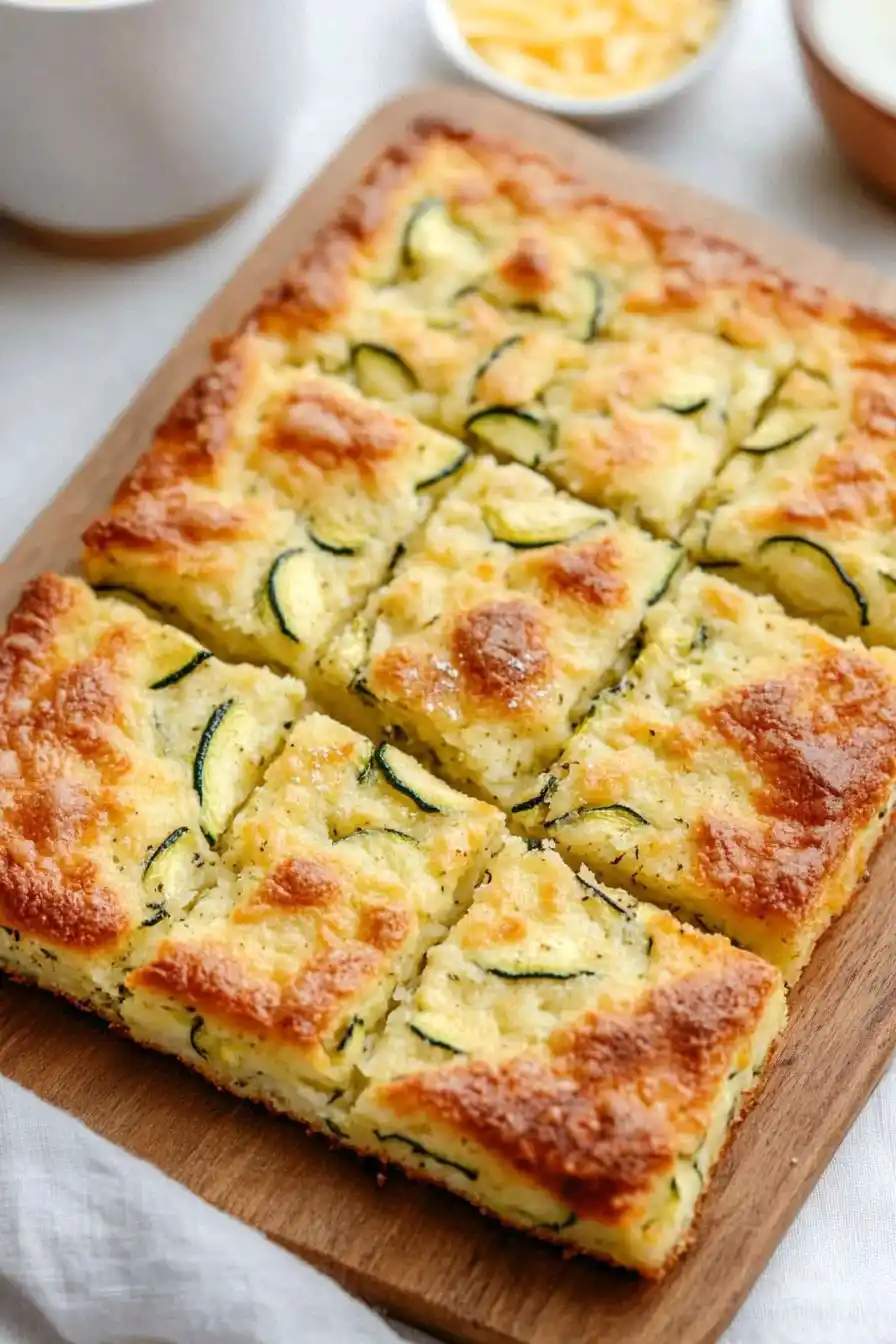 Cheesy Bisquick Zucchini Squares