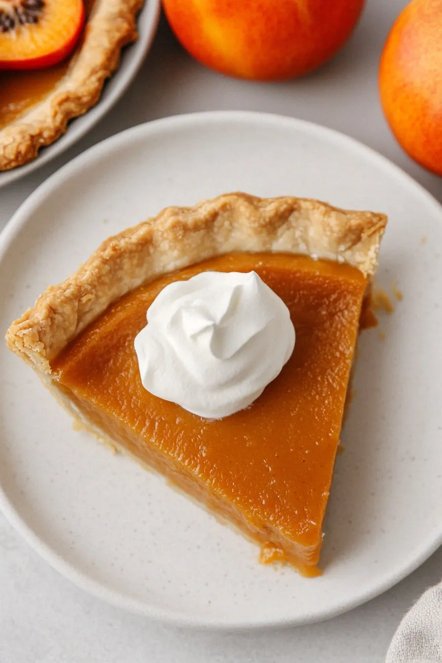 Quick Persimmon Pie