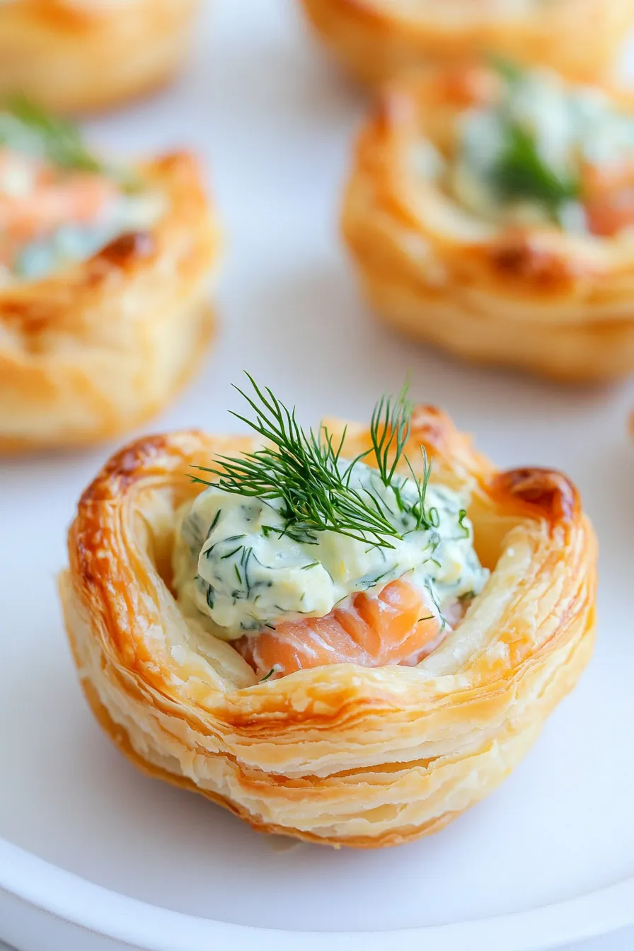Juicy Easter Smoked Salmon Puff Pastry