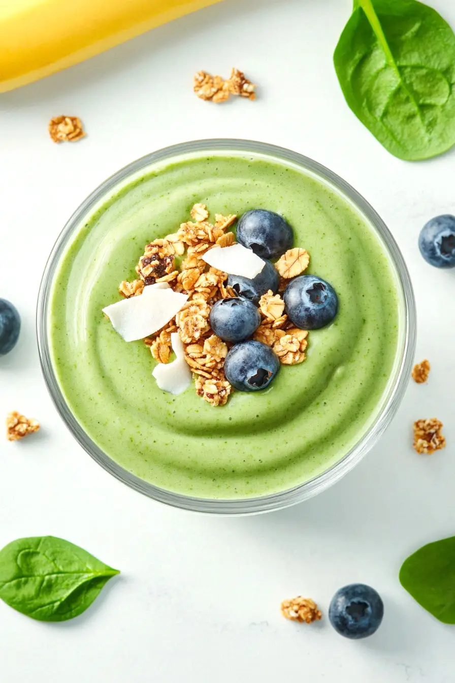Quick Green Spirulina Smoothie
