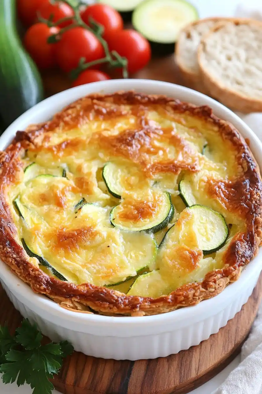 Simple Bisquick Zucchini Pie