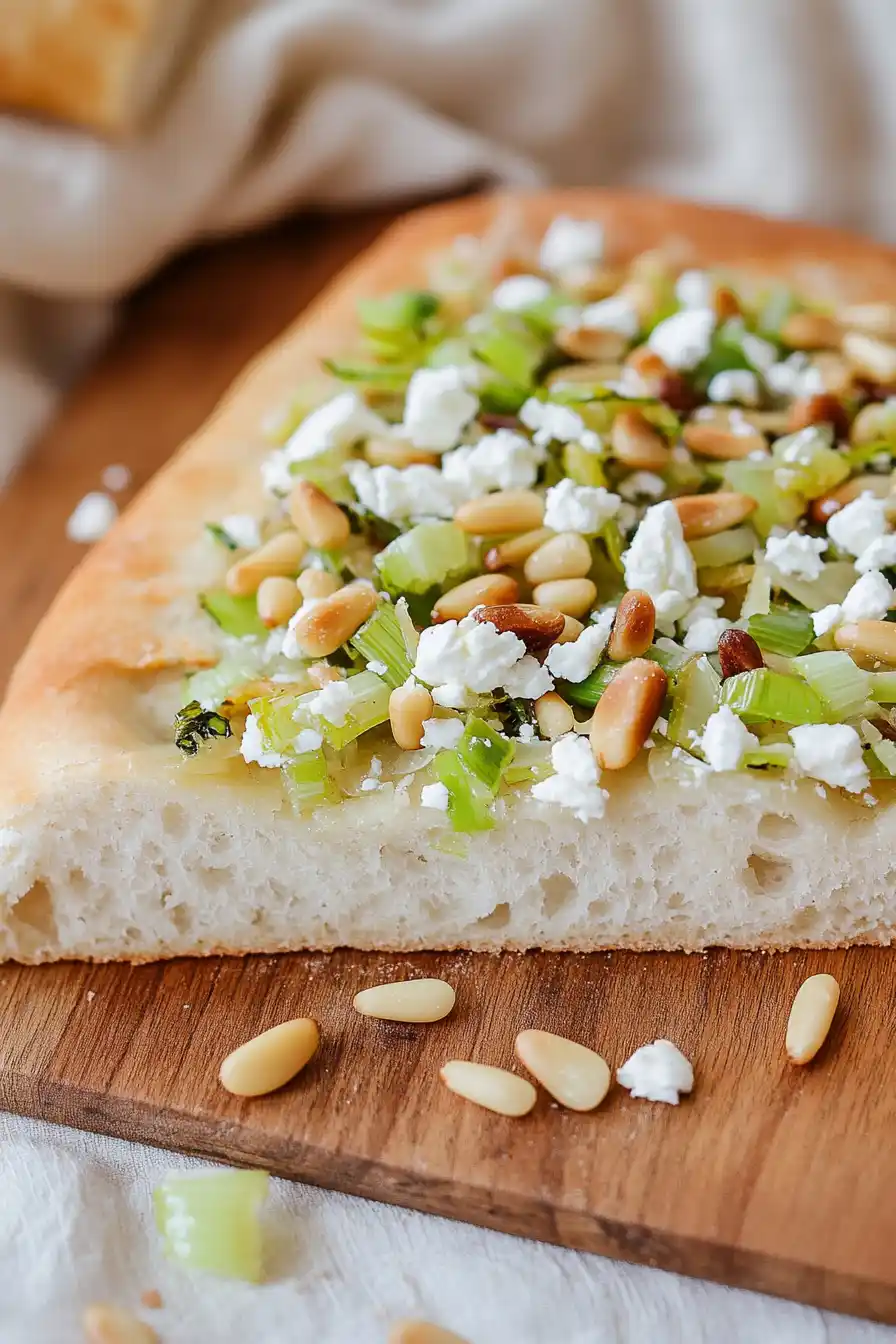 Simple Leek Focaccia Recipe