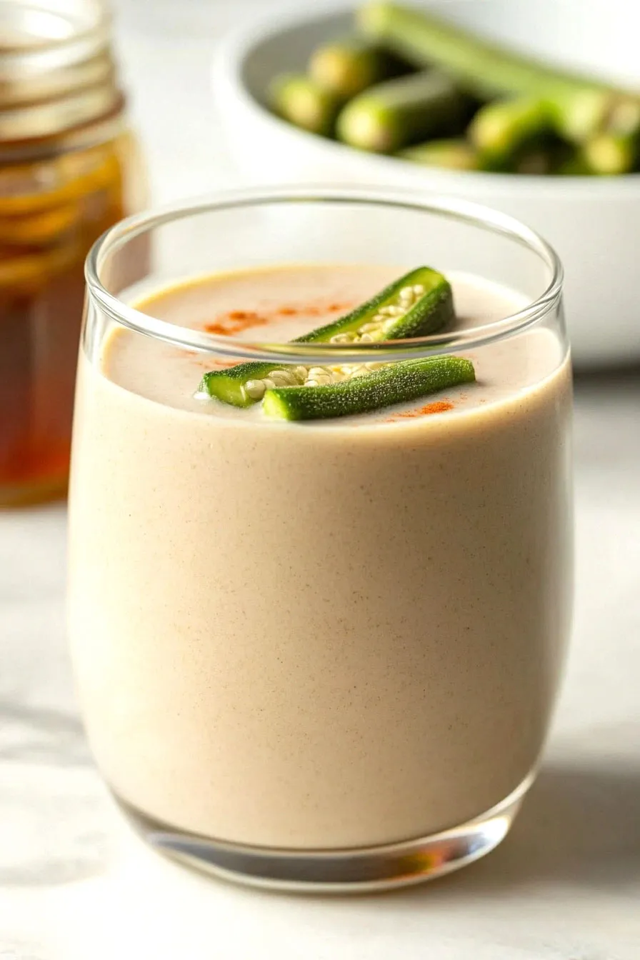 Low Calorie Okra Juice