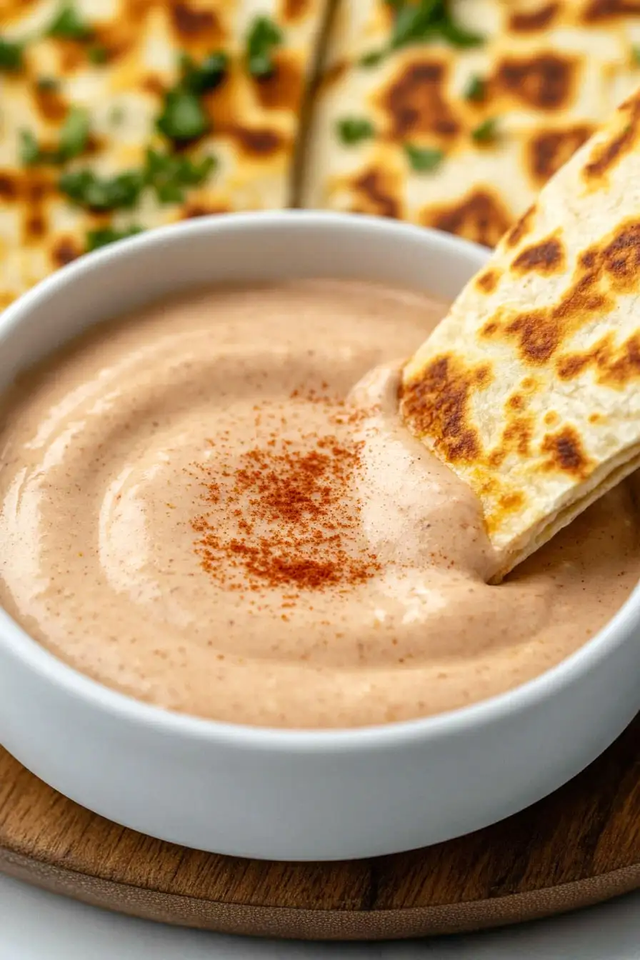 Quick Quesadilla Dipping Sauce