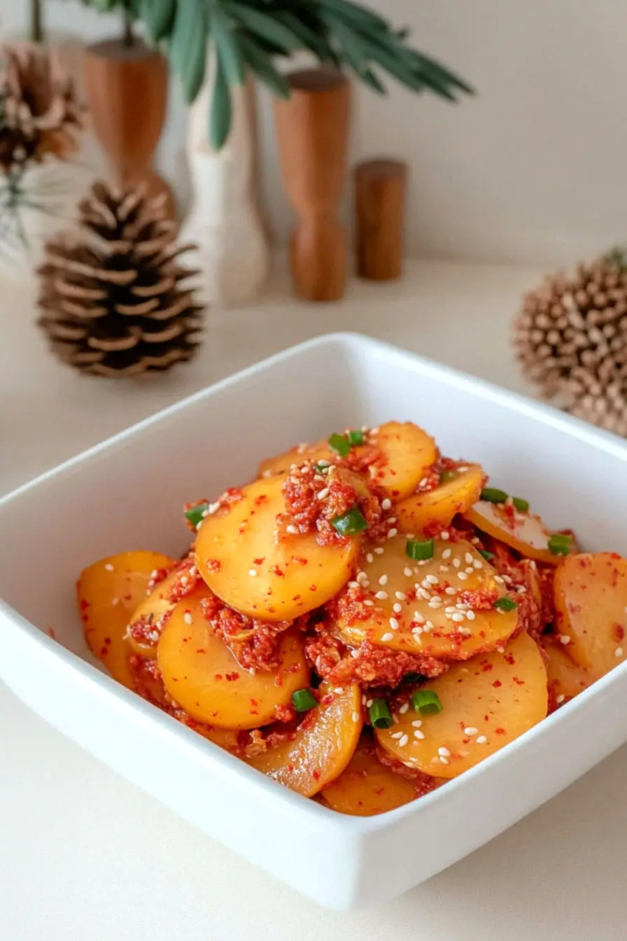 Fresh Persimmon Kimchi