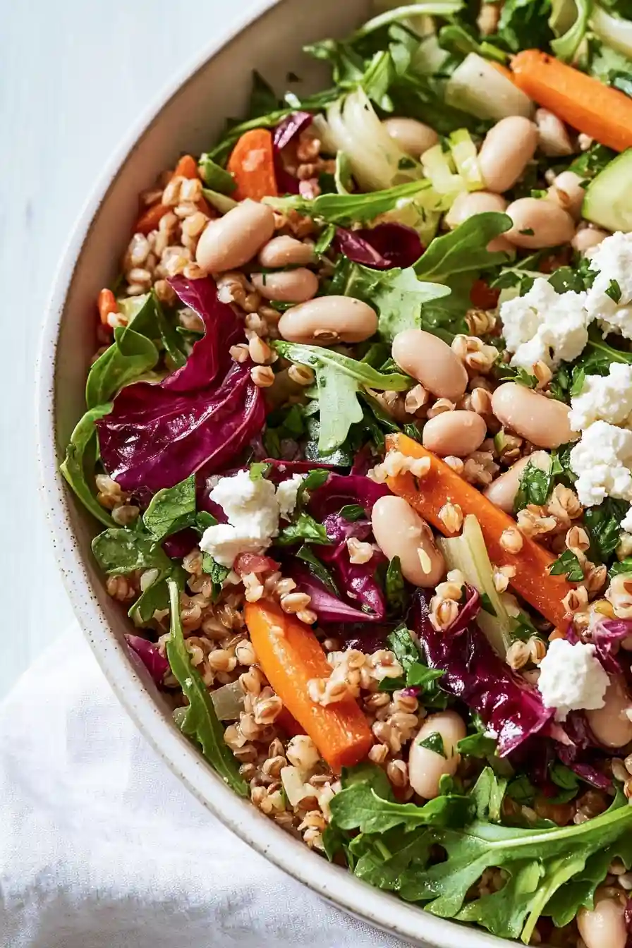 Protein-Packed Farro and White Bean Salad
