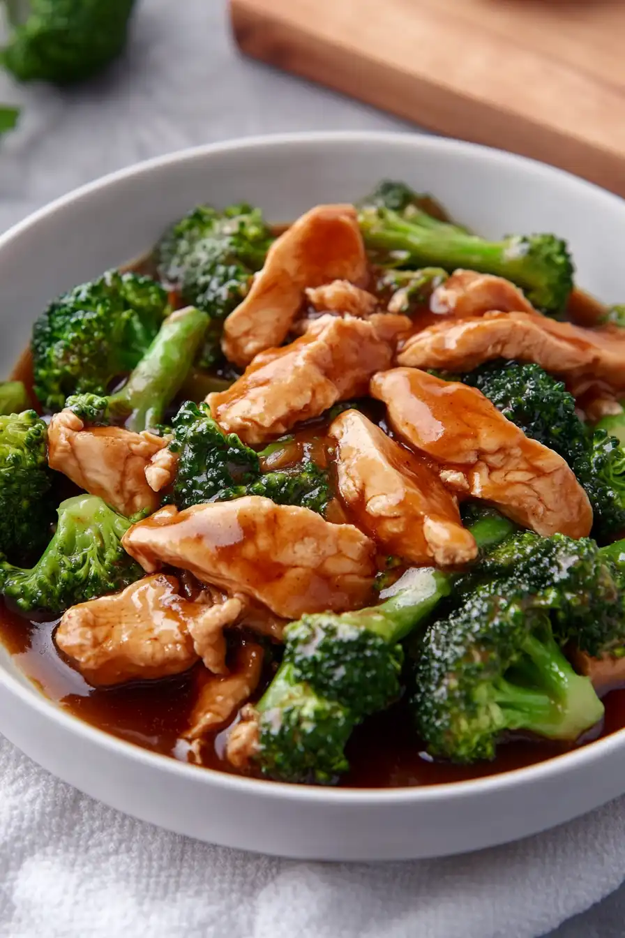 Tasty Chicken and Broccoli with Brown Sauce