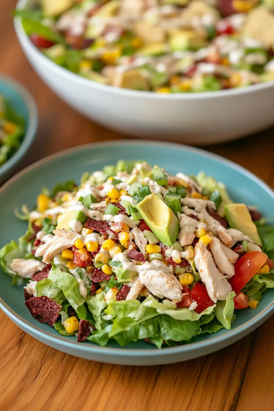 Low Calorie Chicken Taco Salad