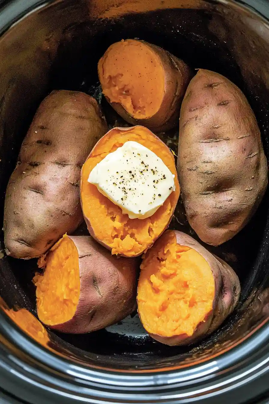 Easy Crockpot Sweet Potatoes