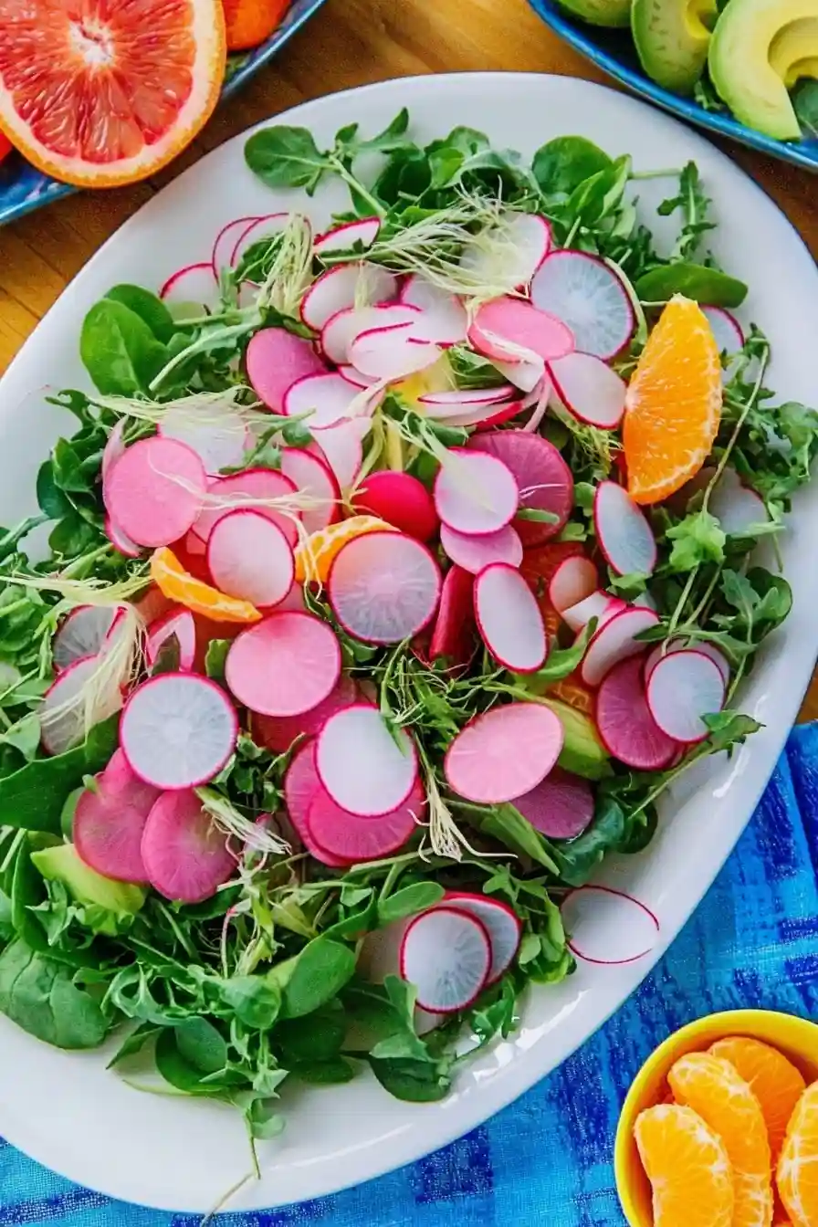 Tasty Spring Salad with Radishes