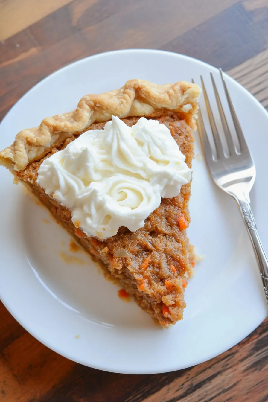 Healthy Easter Carrot Cake Pie