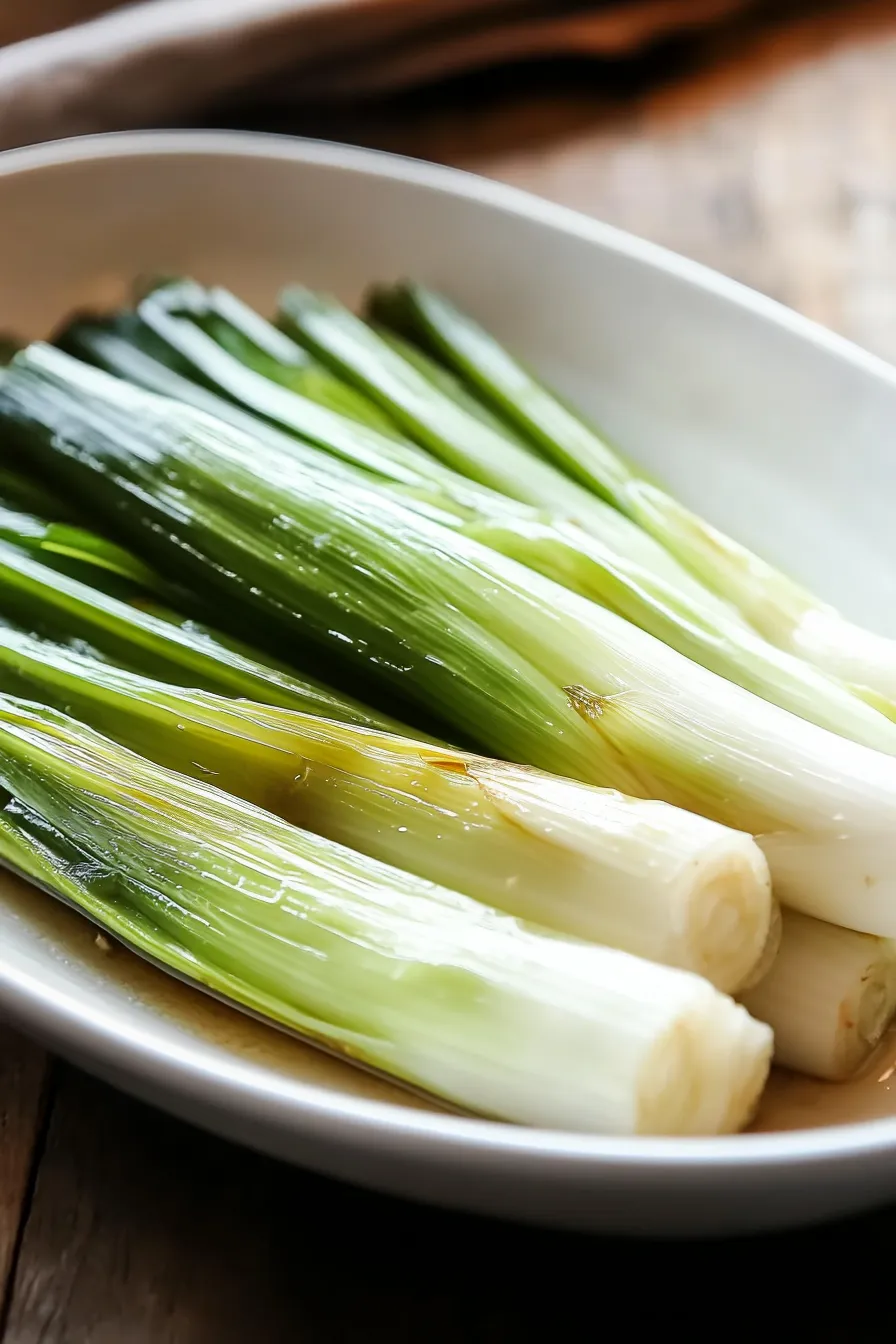 Quick Leek Vinaigrette
