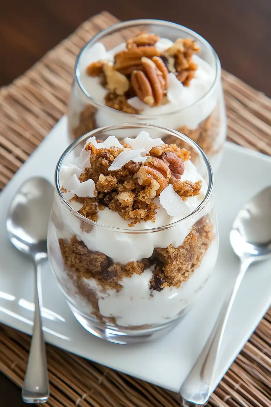 Tasty Carrot Cake Yogurt Parfait